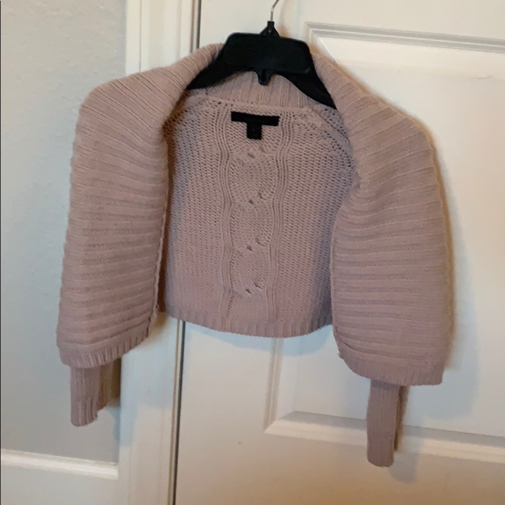 express purple cardigan